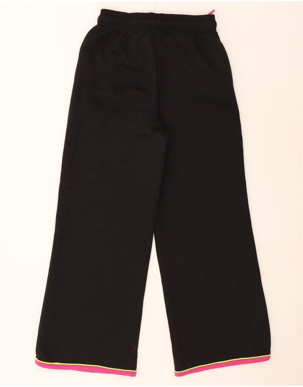 Umbro Womens Tracksuit Trousers UK 14 Medium  Black Colourblock Polyester