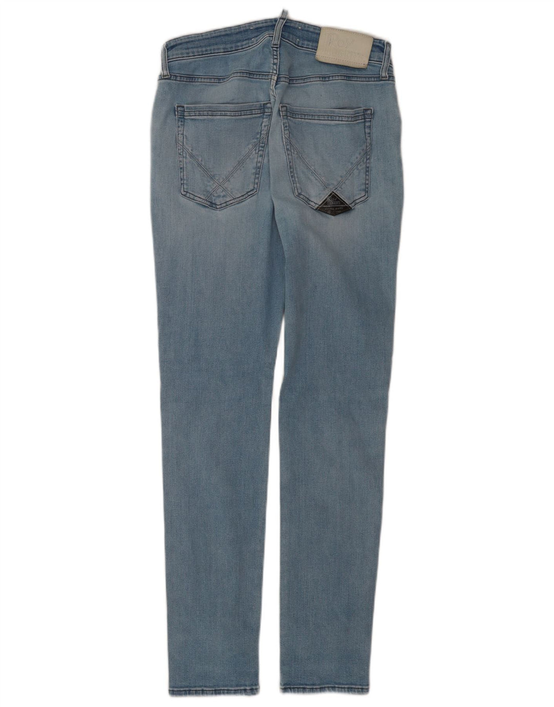 Damskie jeansy slim Roy Rogers W33 L30 Niebieskie bawełniane