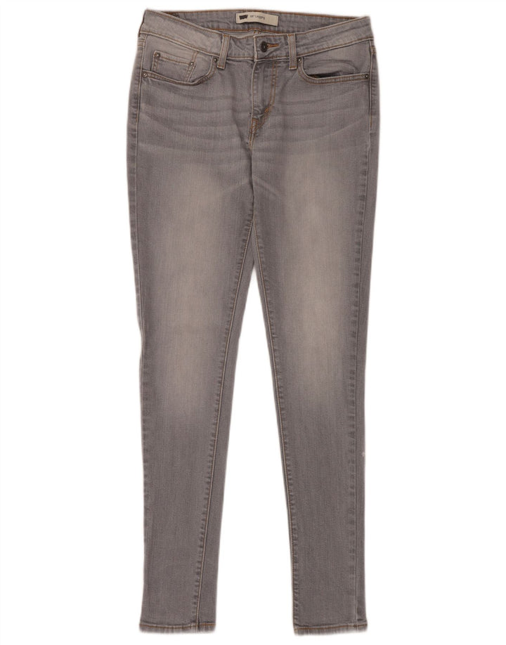 Damskie jeansy LEVI'S 535 Legging W30 L32 Szara bawełna