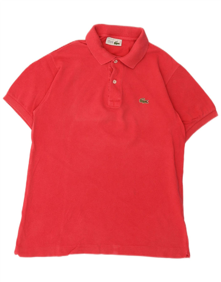 Męska koszulka polo Lacoste, rozmiar 3, mała, różowa, bawełniana