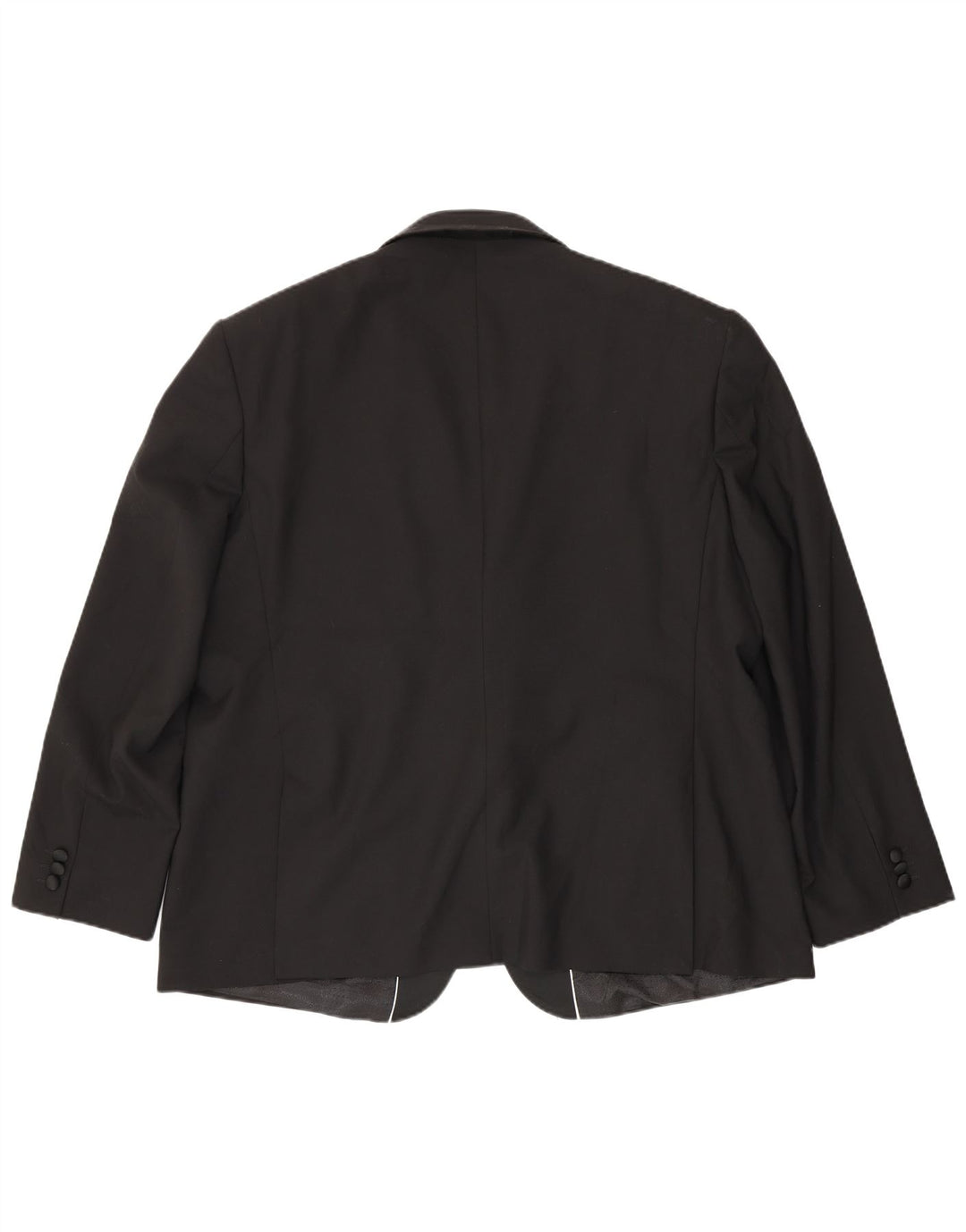 Męska marynarka zapinana na 1 guzik Pierre Cardin UK 52 6XL Czarny poliester