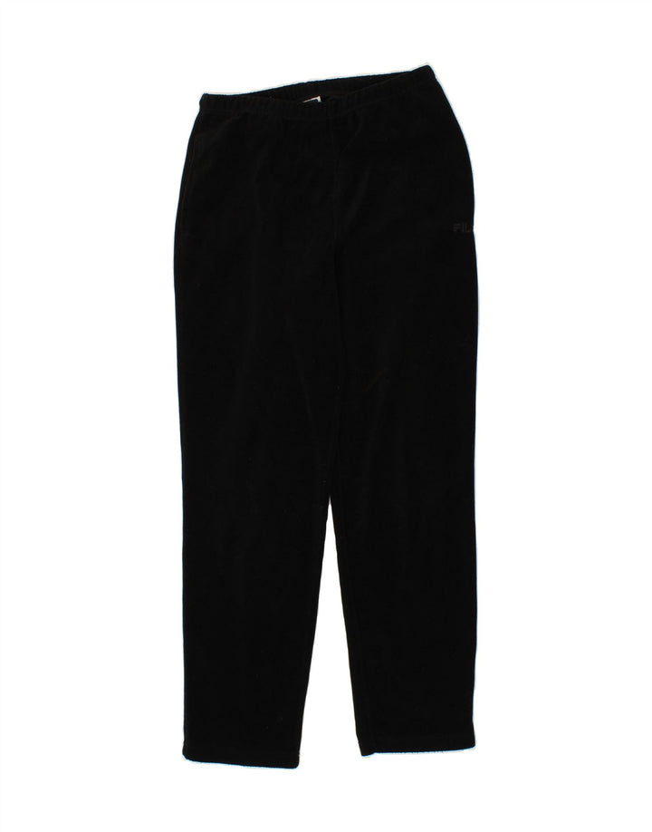 FILA Mens Tracksuit Trousers Medium Black Vintage Fila and Second-Hand Fila from Messina Hembry 
