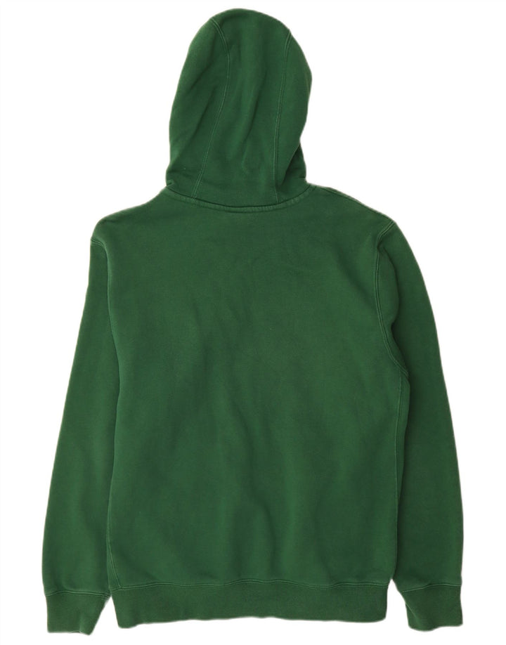 Męski sweter z kapturem Nike Graphic, średni zielony, bawełniany