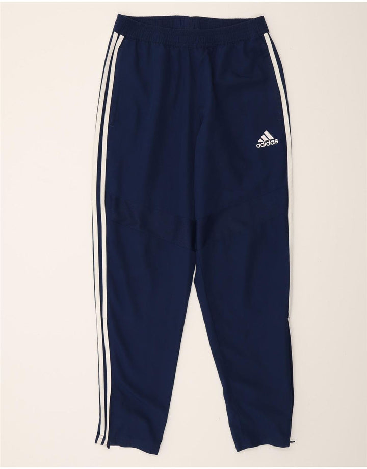 Męskie spodnie dresowe Adidas, średni granatowy poliester