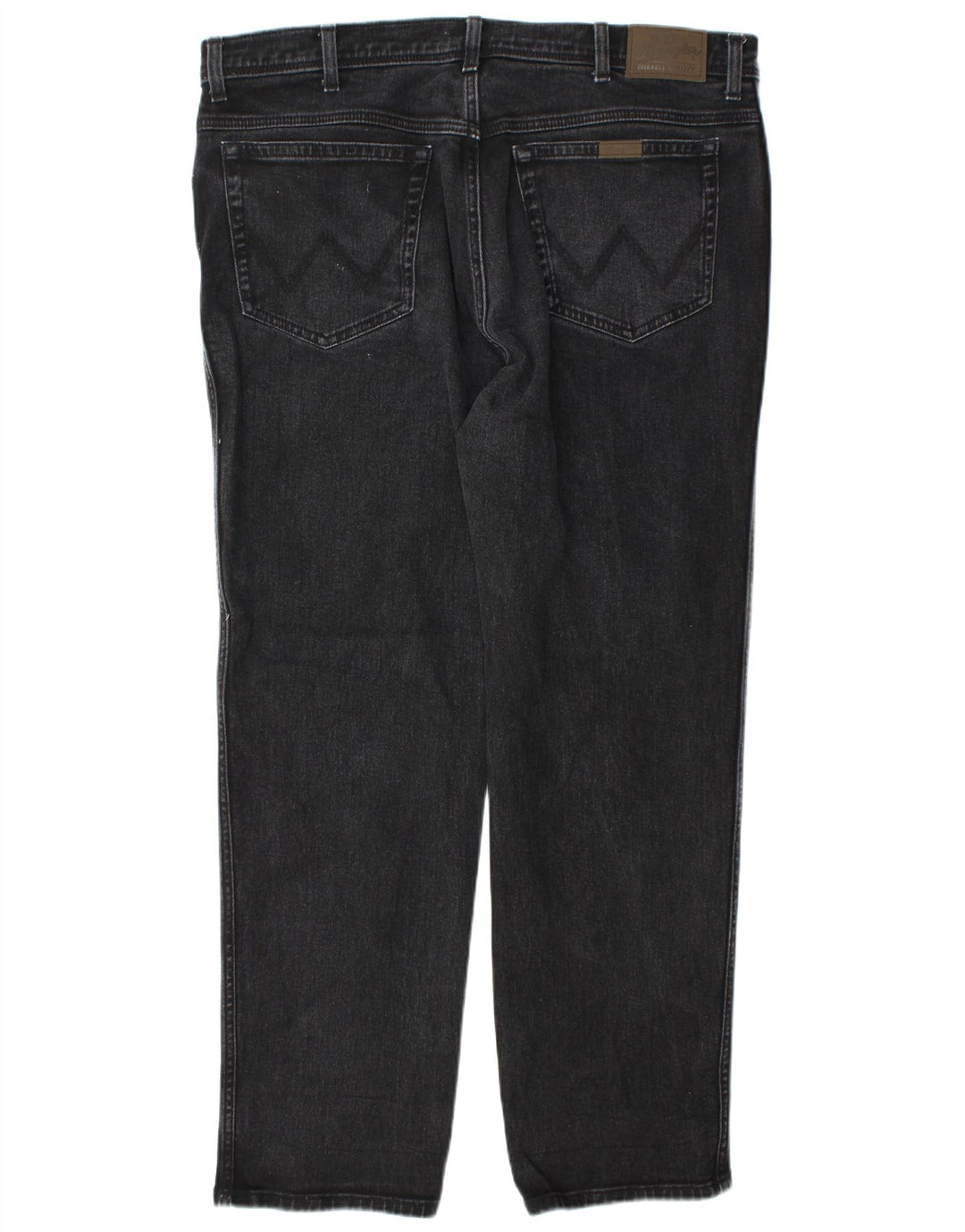 Męskie jeansy Wrangler Regular Straight W42 L32 Szara bawełna