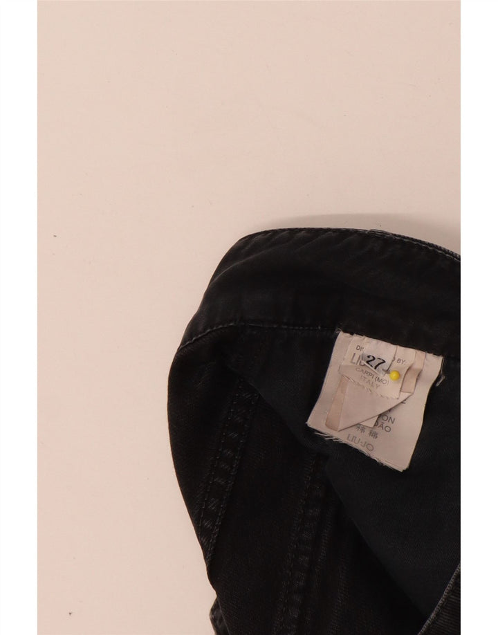 Damskie jeansy Liu Jo W27 L33 Czarne bawełniane