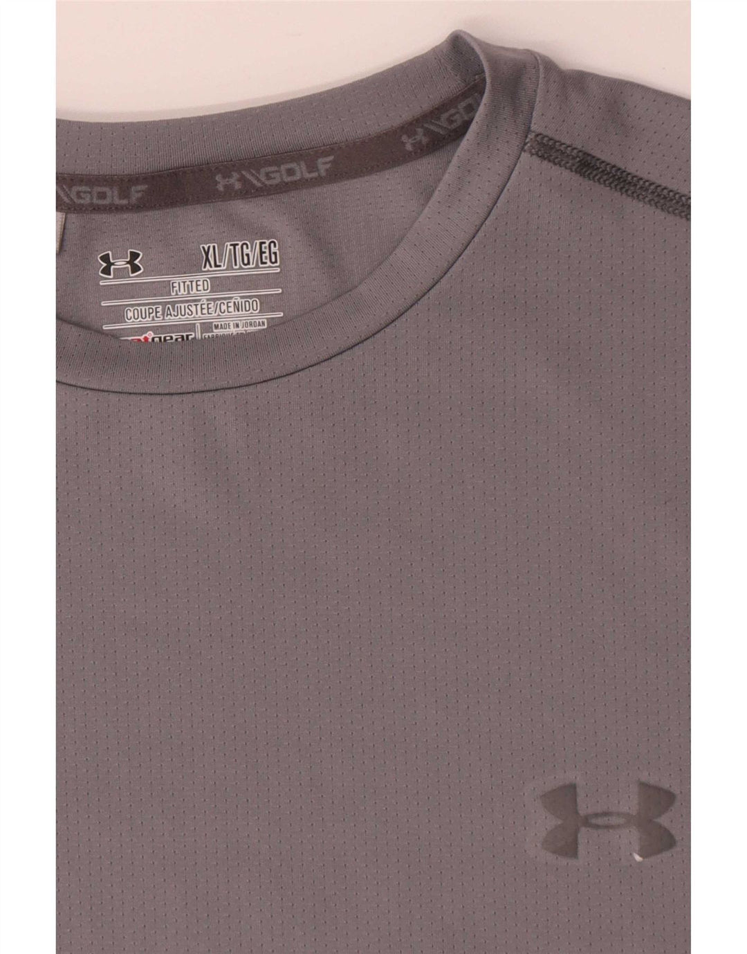 Męska koszulka t-shirt Under Armour Heat Gear, rozmiar XL, szary, poliester