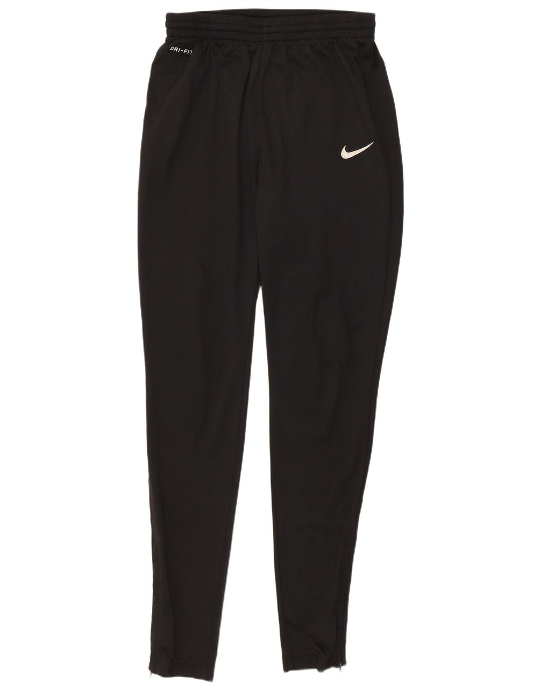 Męskie spodnie dresowe NIKE Dri Fit, małe, czarne, poliestrowe