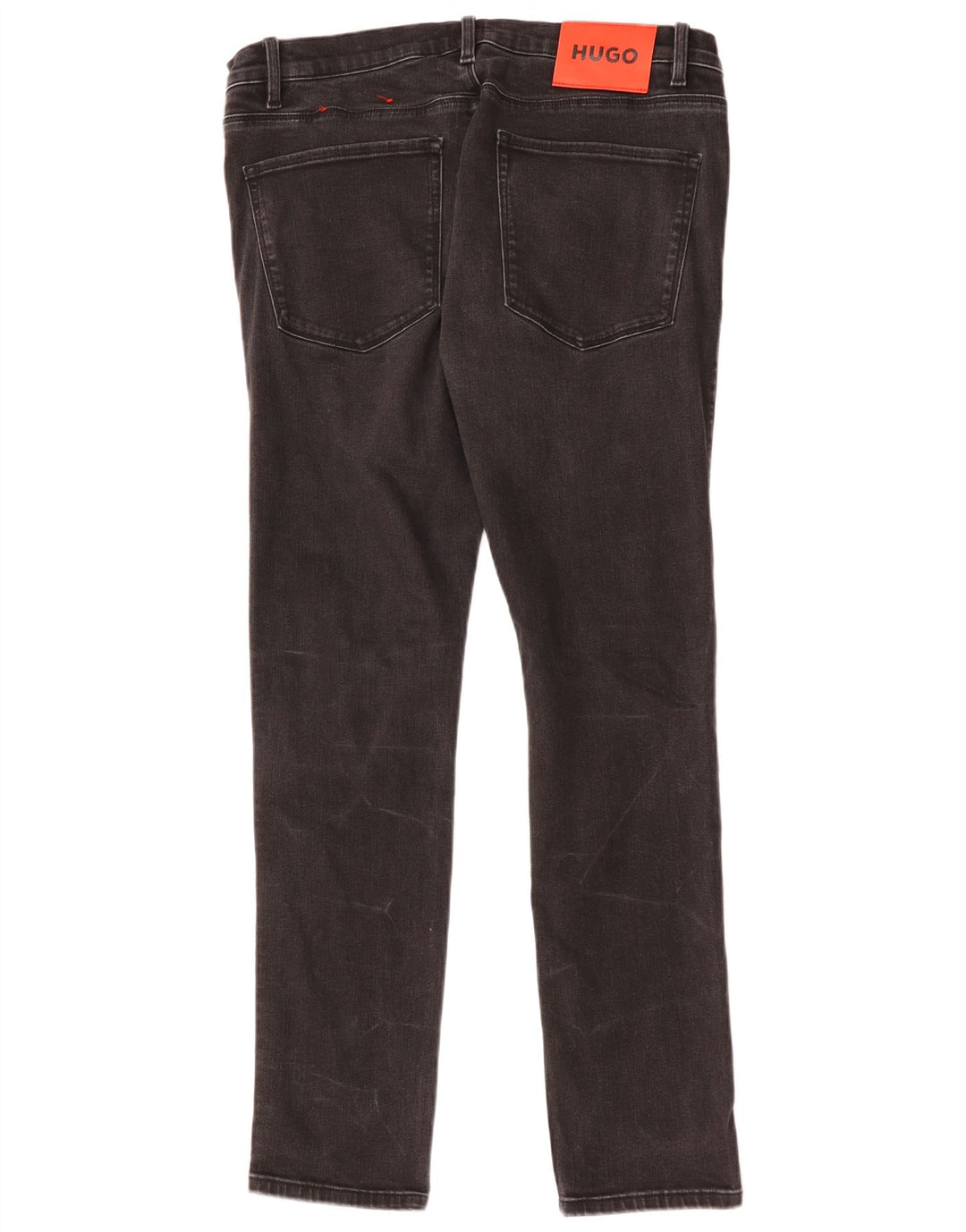 Męskie jeansy slim HUGO BOSS W34 L32 Czarne bawełniane