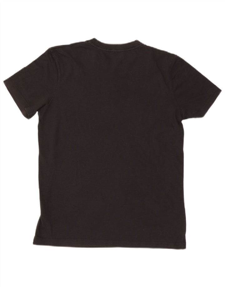 Chłopięcy T-shirt z grafiką ASICS, 13-14 lat, mały, czarny, bawełniany