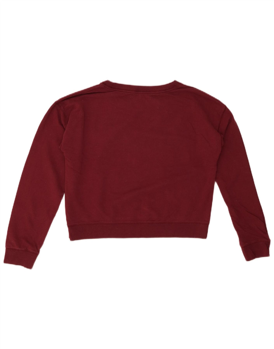 JACK WILLS Damski sweter oversize typu Crop UK 8, mały bordowy