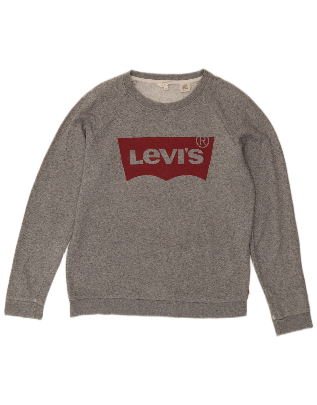 Damska bluza dresowa Levi's Graphic Oversize UK 6 XS Szara nakrapiana