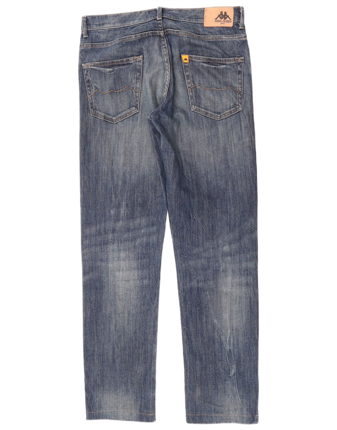 Męskie proste dżinsy Kappa Perfect Fit W32 L31 Niebieskie bawełniane
