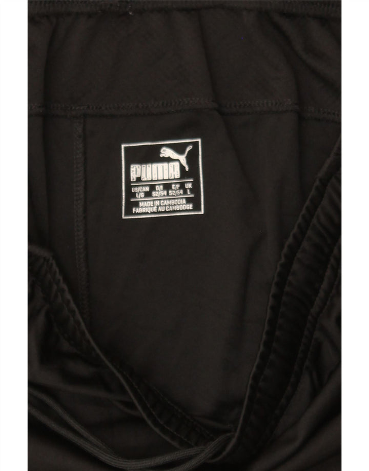 PUMA Mens Sport Shorts Large Black Polyester Vintage Puma and Second-Hand Puma from Messina Hembry 