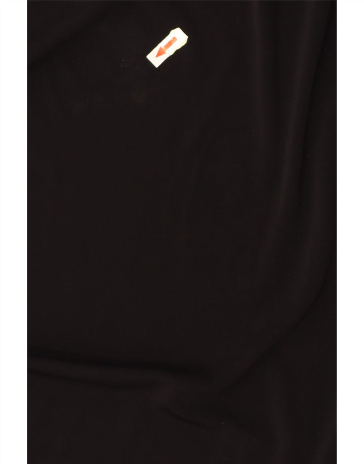 Damska tunika DKNY Batwing UK 16, duża, czarna wiskoza