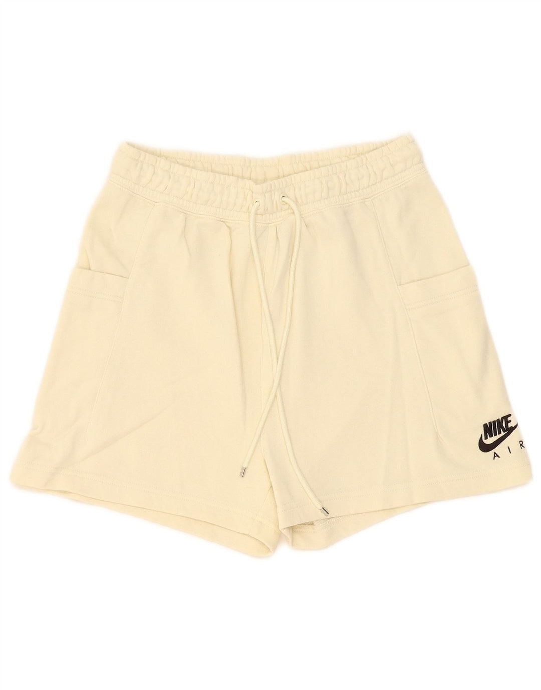 Damskie spodenki sportowe Nike UK 8 Małe, beżowe, bawełniane