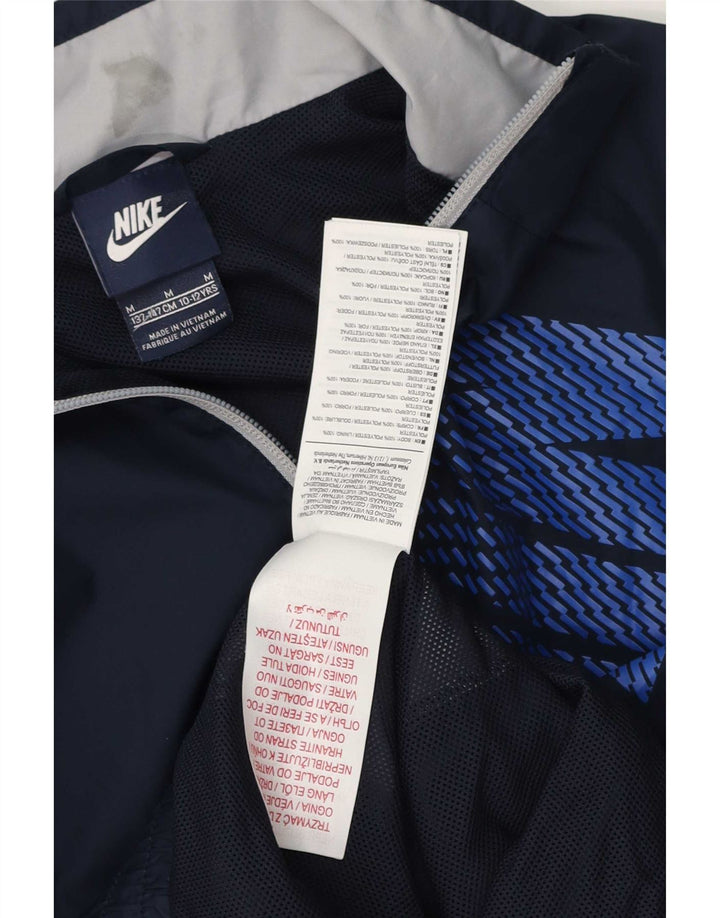 Kurtka chłopięca Nike Dresowa Top 10-11 lat, średni granatowy kolor, blok