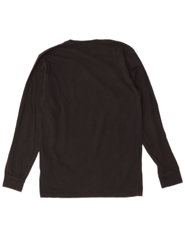 Damski top Vans Classic Fit Graphic z długim rękawem, UK 10, mały, czarny, bawełniany