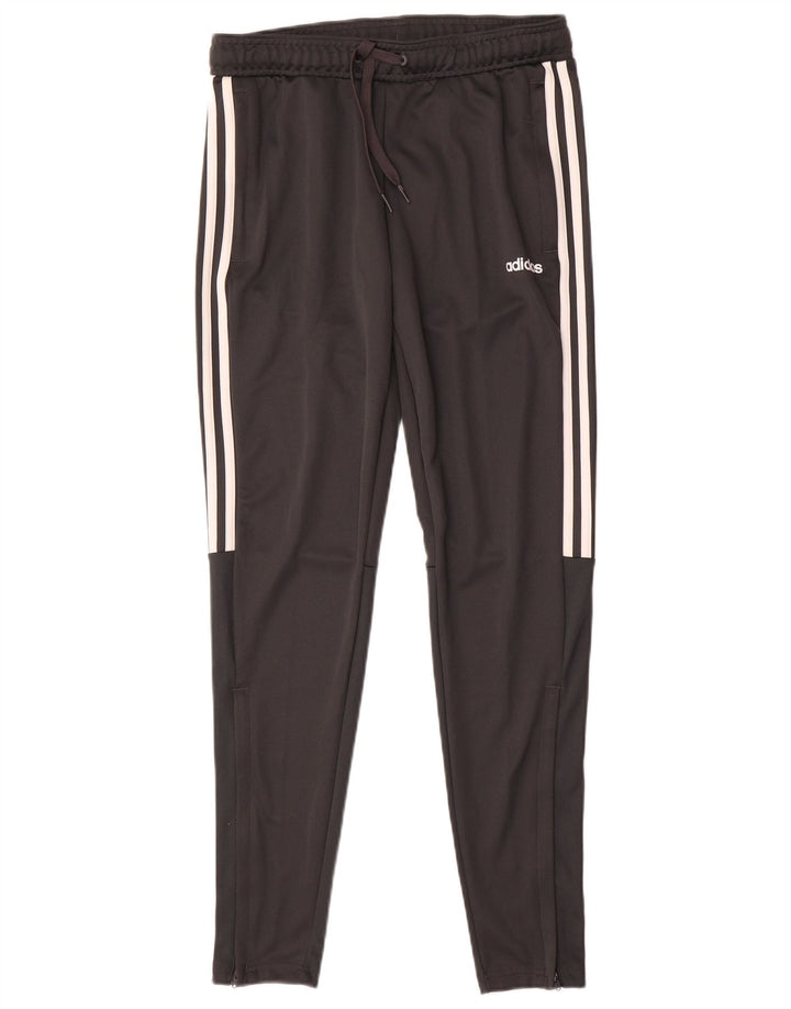 Damskie spodnie dresowe Adidas Climalite UK 8/10, małe, szare, poliestrowe