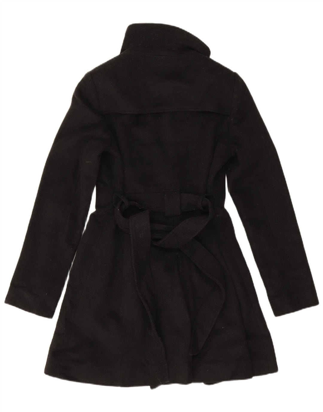Damski płaszcz oversize Dkny US 2 XS, czarna wełna