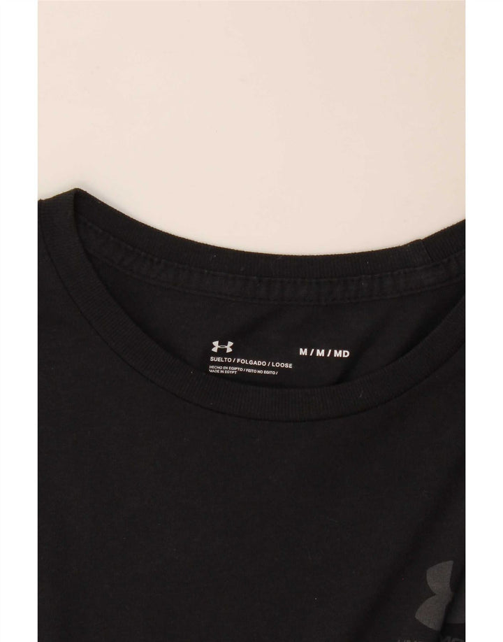 Męski top z długim rękawem Under Armour, średni czarny