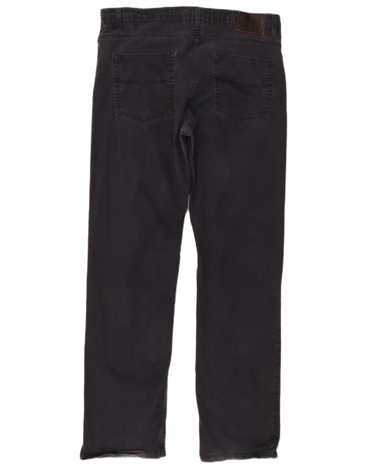 Męskie spodnie casual Marks & Spencer Blue Harbor W36 L33 granatowe