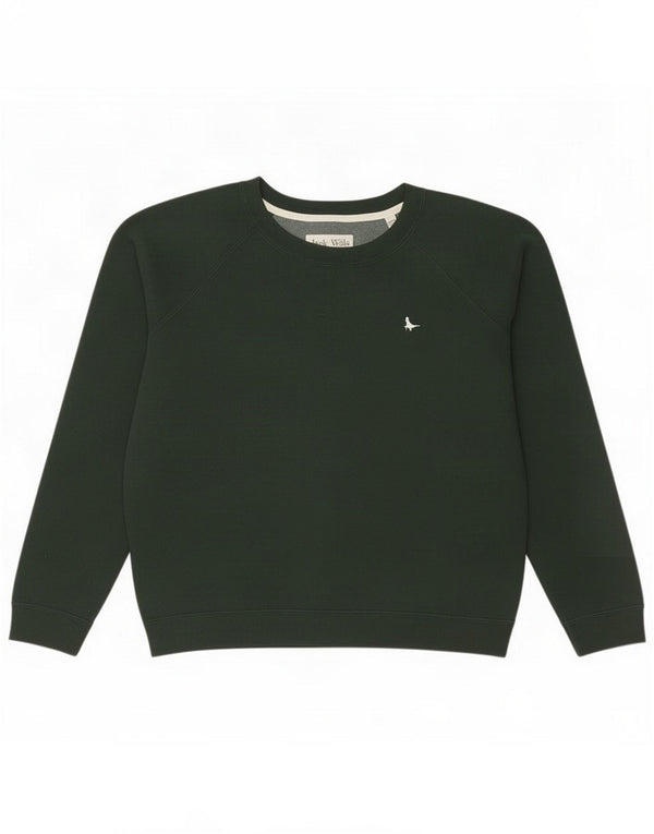 Damska bluza oversize Jack Wills UK 12, średnia zielona bawełna
