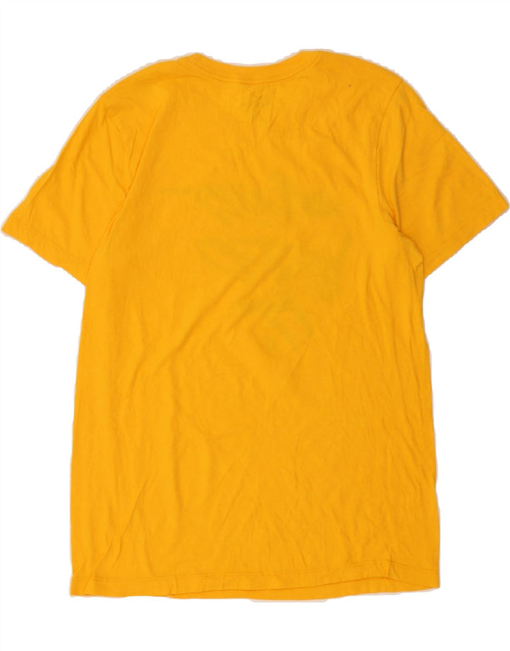 NIKE Mens Graphic T-Shirt Top Small Yellow Cotton Vintage Nike and Second-Hand Nike from Messina Hembry 