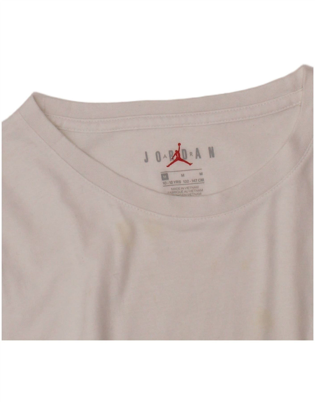 Chłopięcy T-shirt z grafiką JORDAN 10-11 lat, średni biały