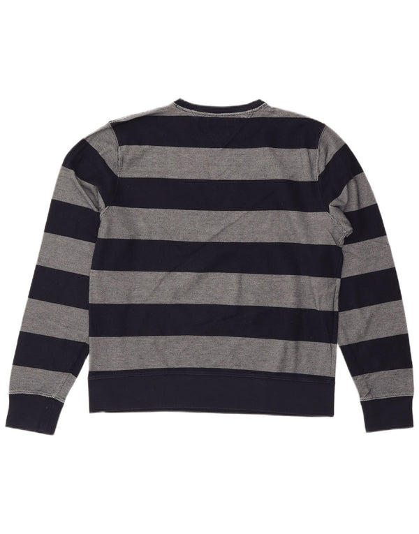 Damski sweter z okrągłym dekoltem TOMMY HILFIGER UK 18 XL granatowy