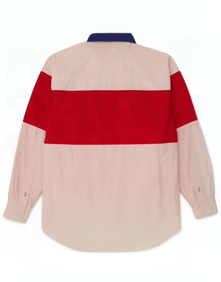 Koszula męska Tommy Hilfiger, duża, biała, bawełniana w bloki kolorów