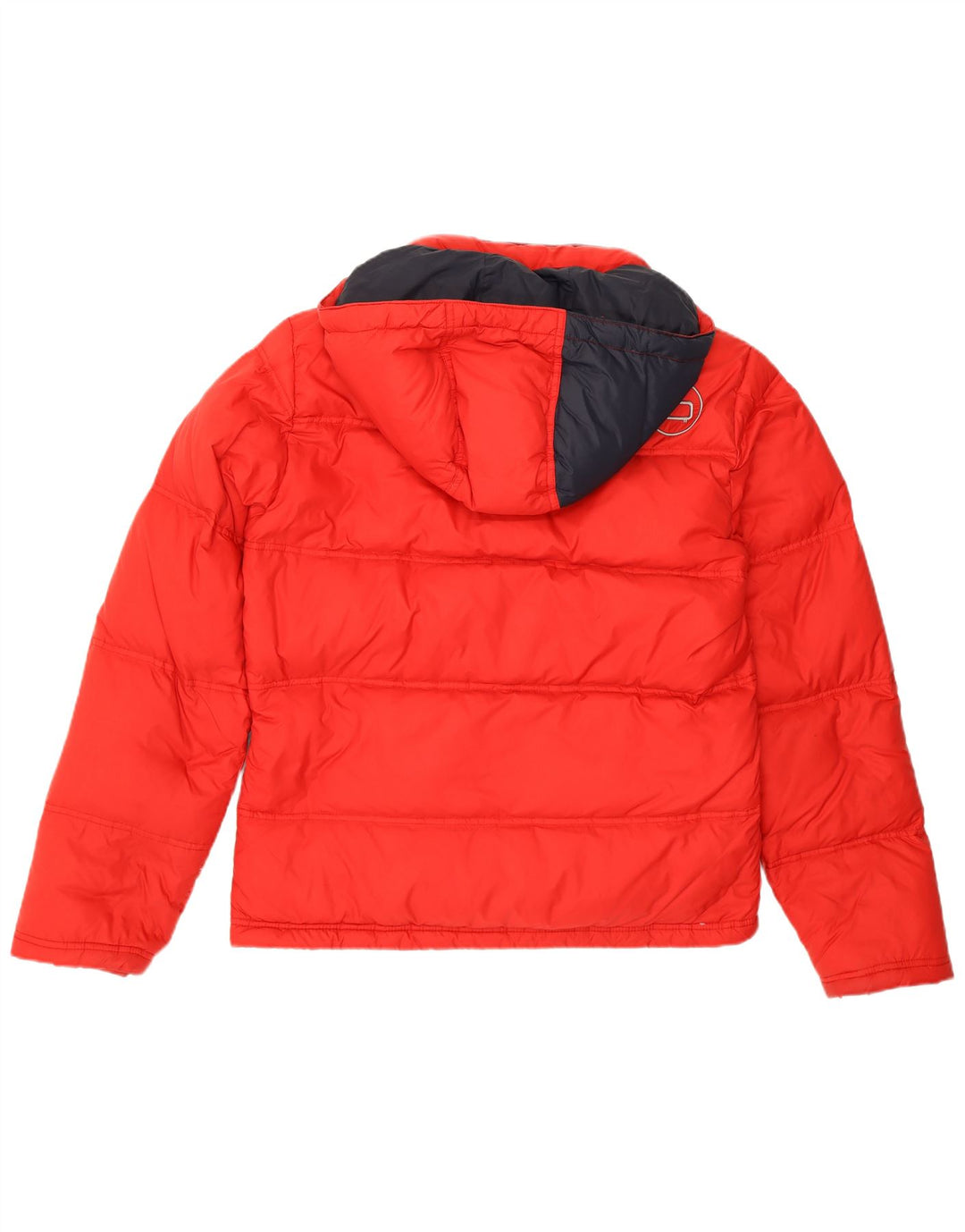 Męska wyściełana kurtka z kapturem Penn-Rich Woolrich UK 38 Średni czerwony nylon