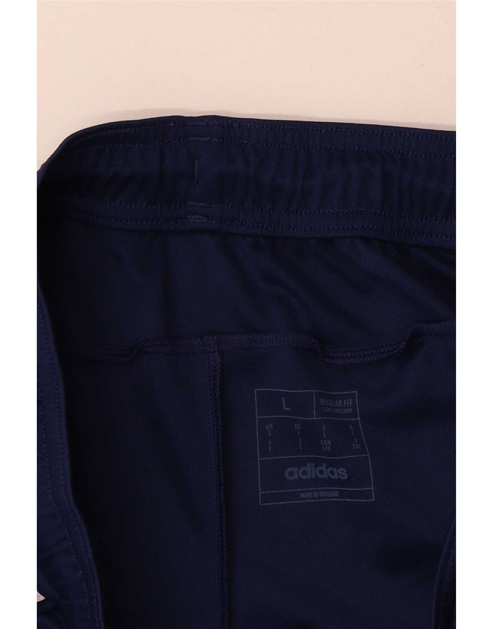 Męskie spodenki sportowe Adidas Aeroready o regularnym kroju, duże, granatowe, z poliestru