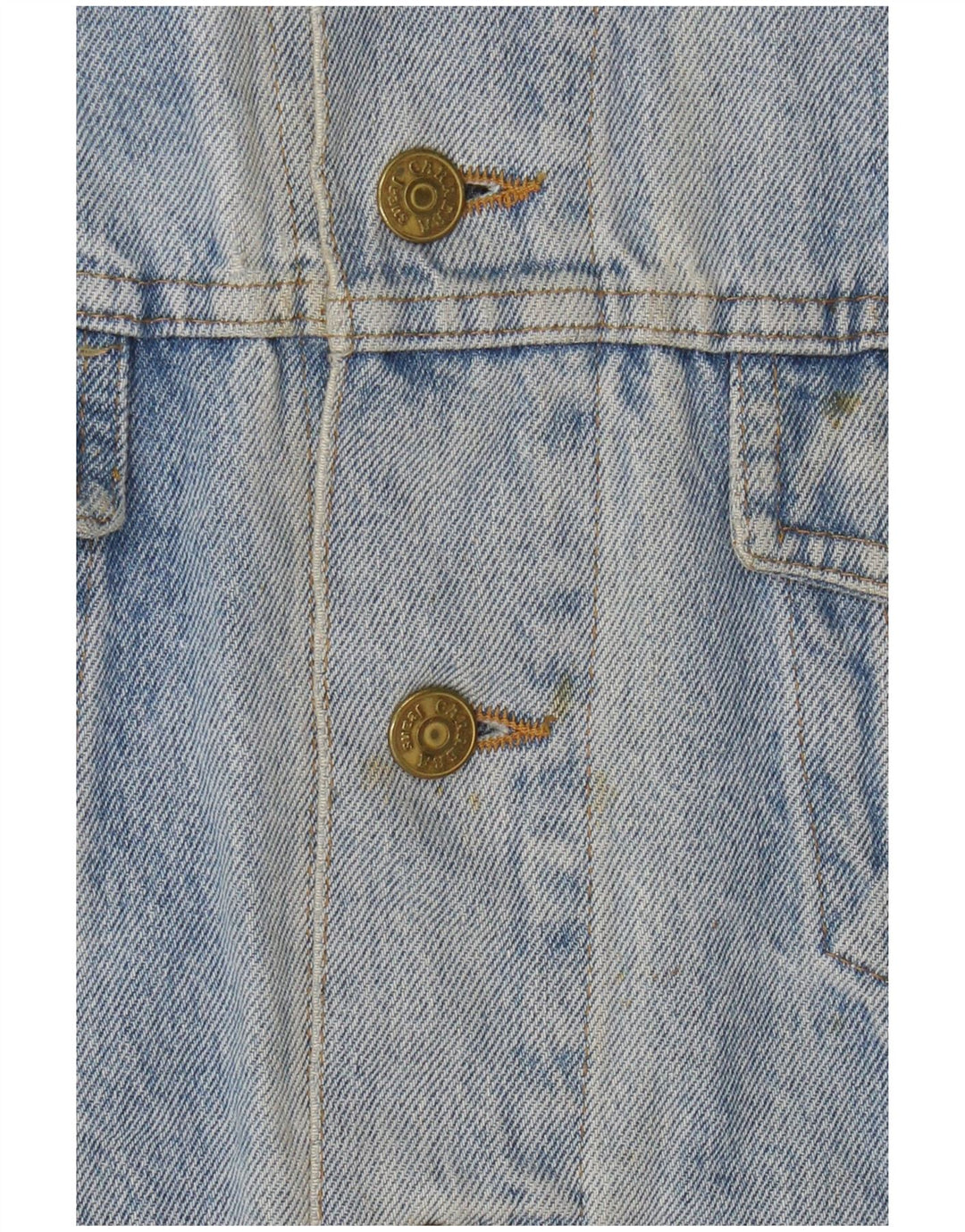 Męska kamizelka dżinsowa Carrera UK 14, średnia niebieska bawełna