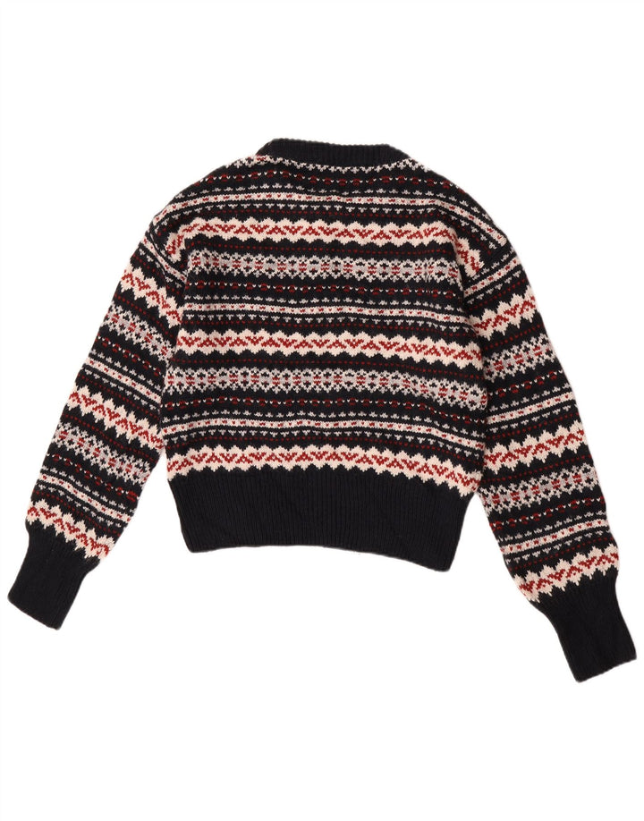 Damski sweter Superdry z okrągłym dekoltem, UK 14, duży, wielokolorowy