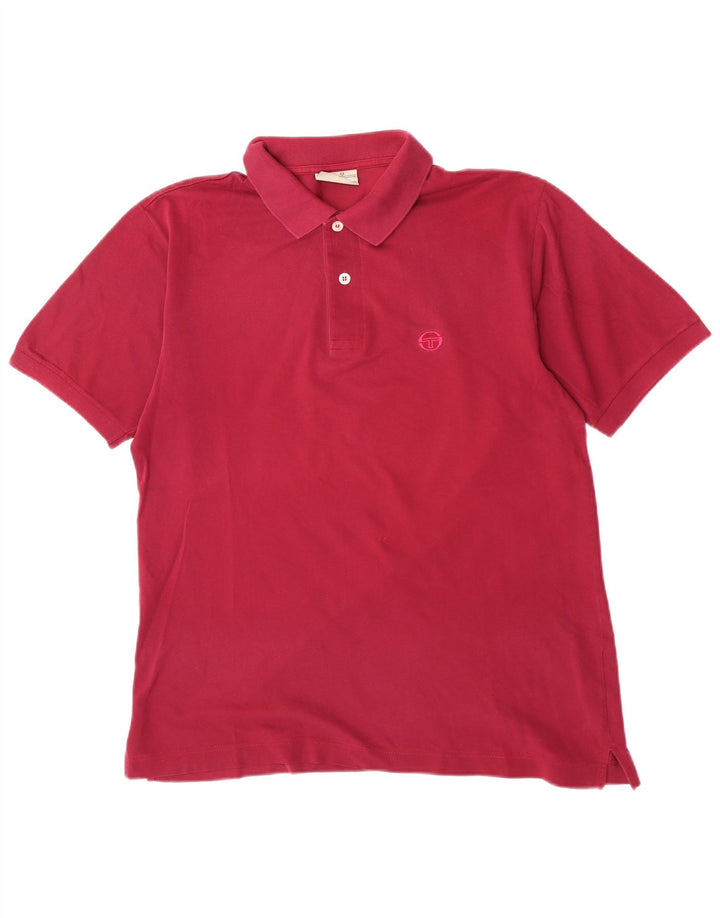 Męska koszulka polo Sergio Tacchini IT 48 Średni bordowy