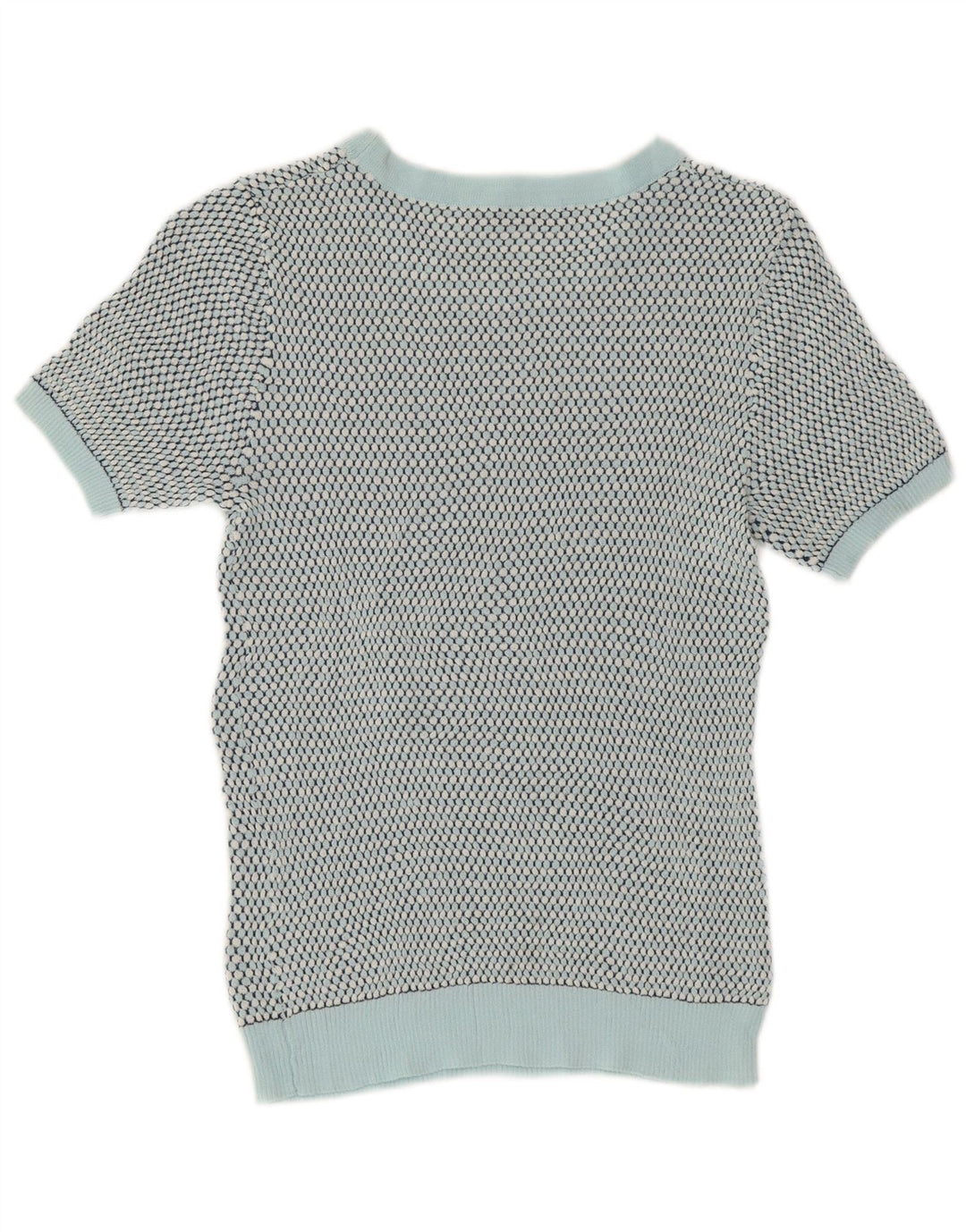 Sweter damski Zara z okrągłym wycięciem pod szyją, UK 12, średni zielony w cętki