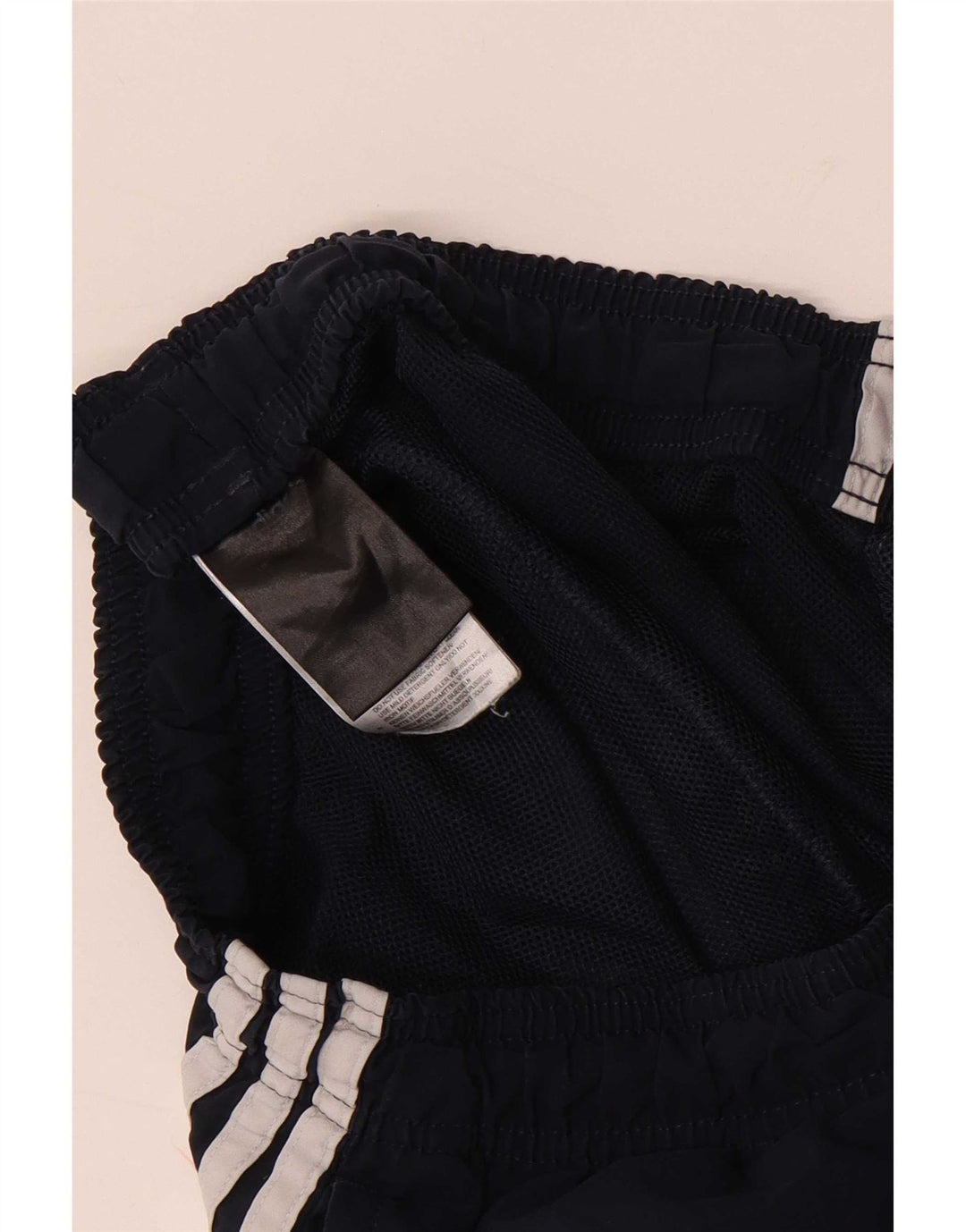 Męskie spodenki sportowe Adidas, małe, granatowe, poliestrowe