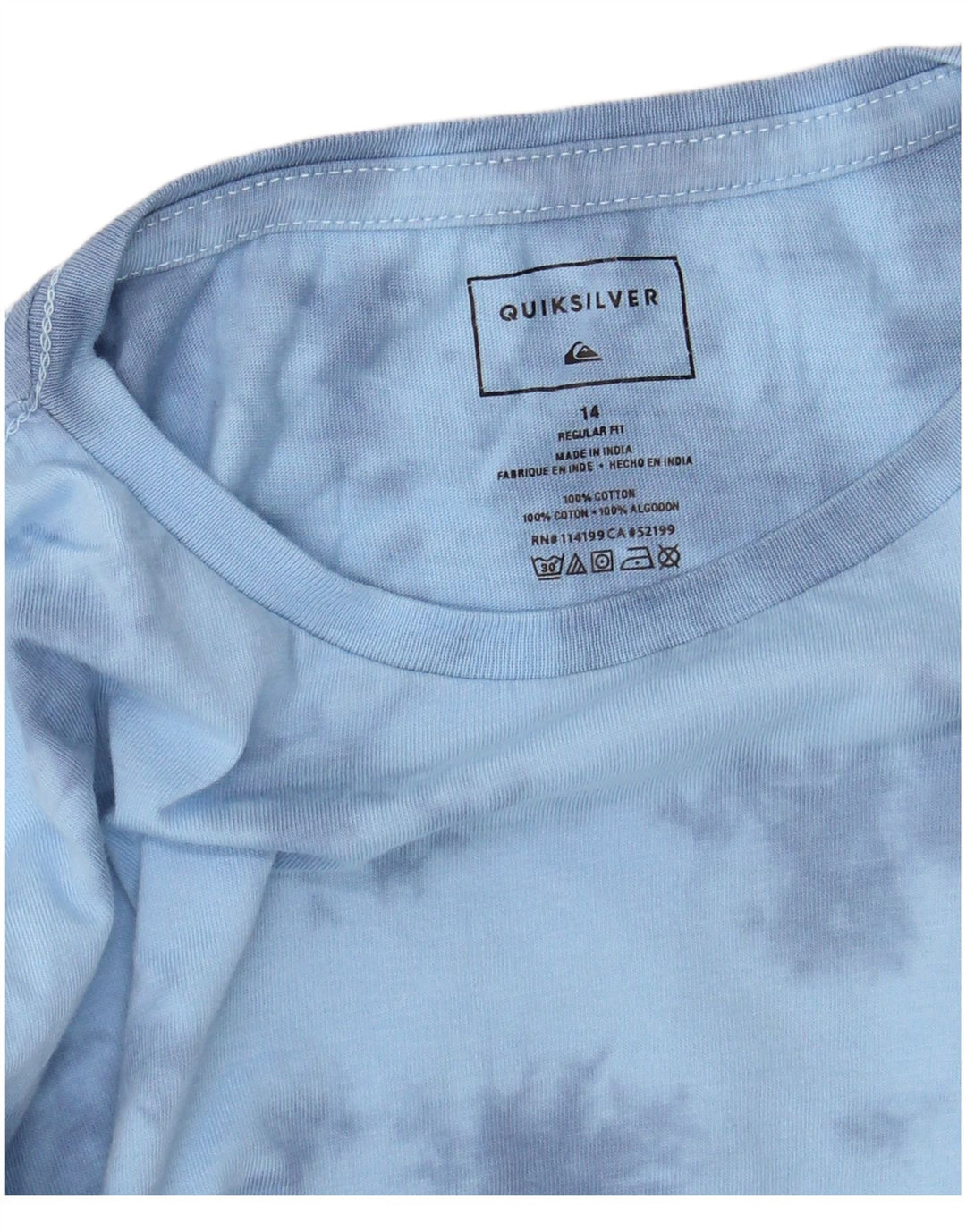 Chłopięcy dres Quiksilver o regularnym kroju, 13-14 lat, niebieski Tie Dye