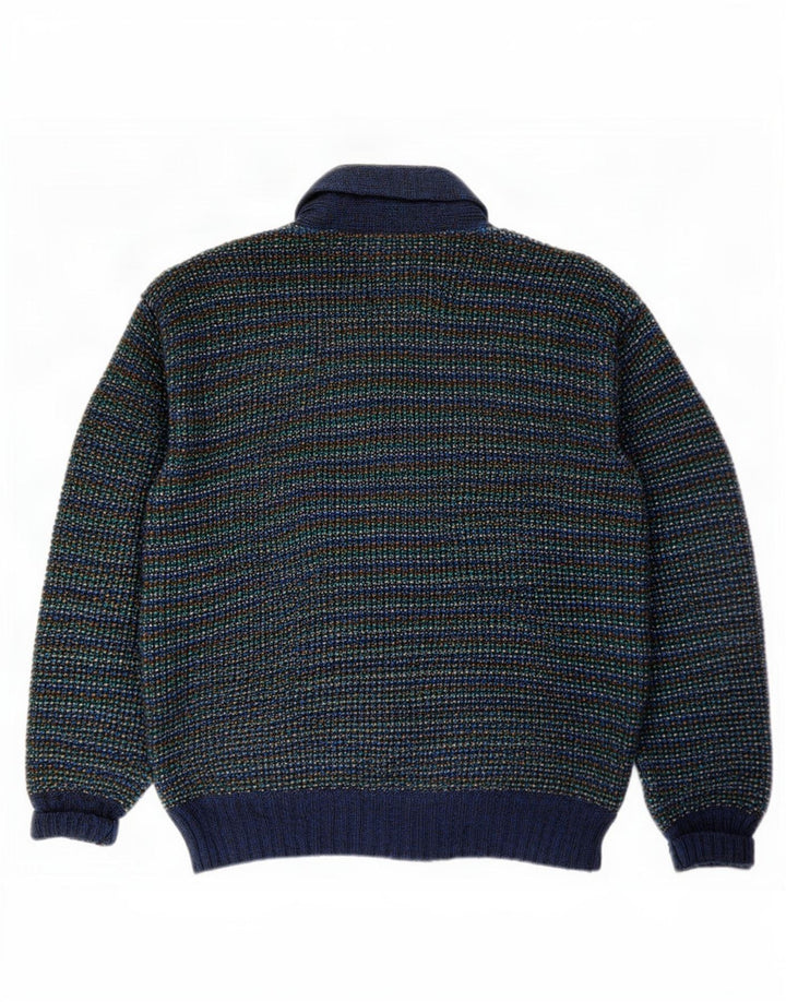 Męski sweter rozpinany Missoni Średni wielobarwny wełniany pasek