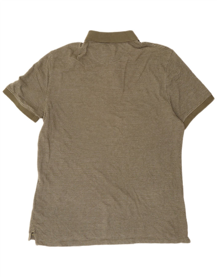 Męska koszulka polo White Stuff XL, bawełniana w paski khaki