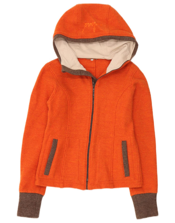 Sweter damski z kapturem w stylu vintage, UK 14, średni pomarańczowy kolor