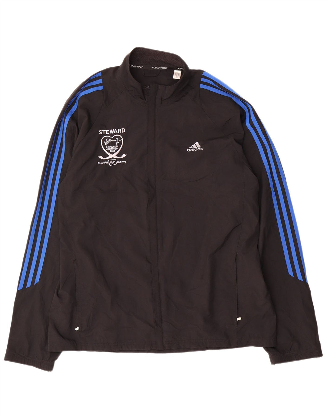 Męska kurtka przeciwdeszczowa Adidas Graphic UK 40, duża, czarna, poliestrowa