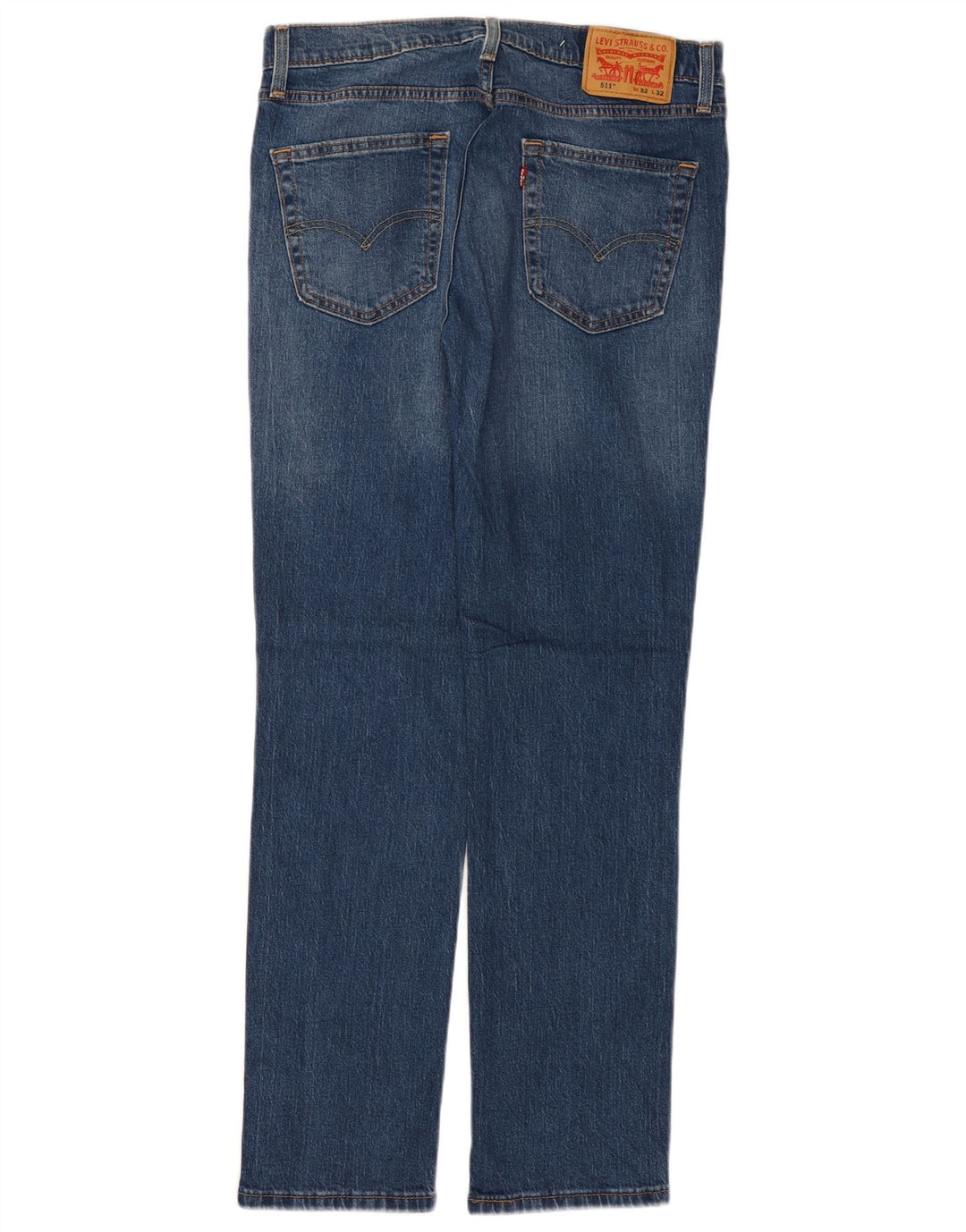 Męskie jeansy LEVI'S 511 Slim W32 L32 Niebieska bawełna