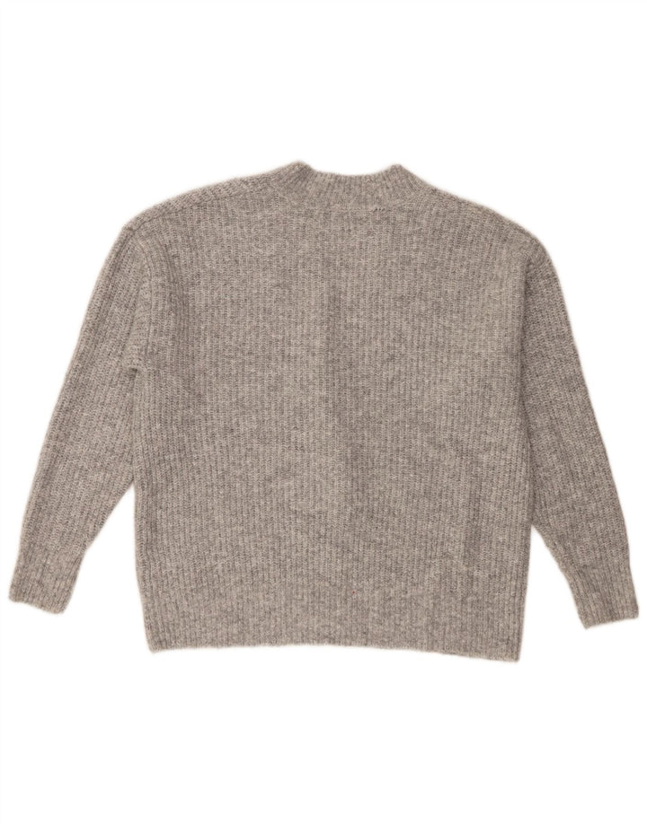 Sweter dziewczęcy Zara Cardigan 9-10 lat Szary poliester