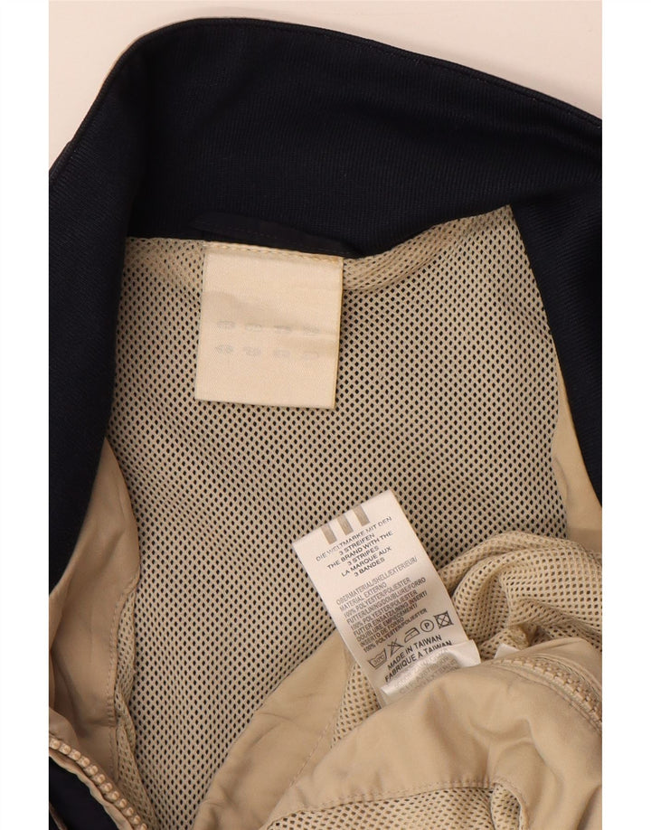 Adidas Męska bluza dresowa Top Jacket Duży beżowy poliester z blokami kolorów