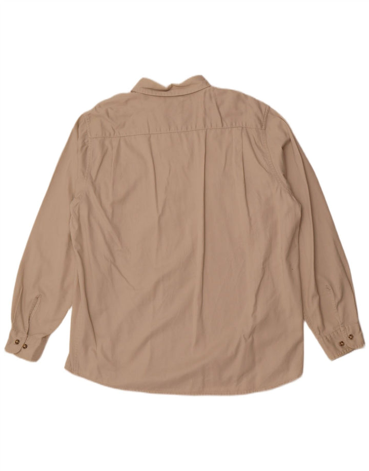 Koszula męska Wrangler, duża, bawełniana w kolorze złamanej bieli