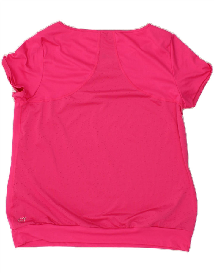 PUMA Womens T-Shirt Top UK 16 Large Pink Polyester Vintage Puma and Second-Hand Puma from Messina Hembry 