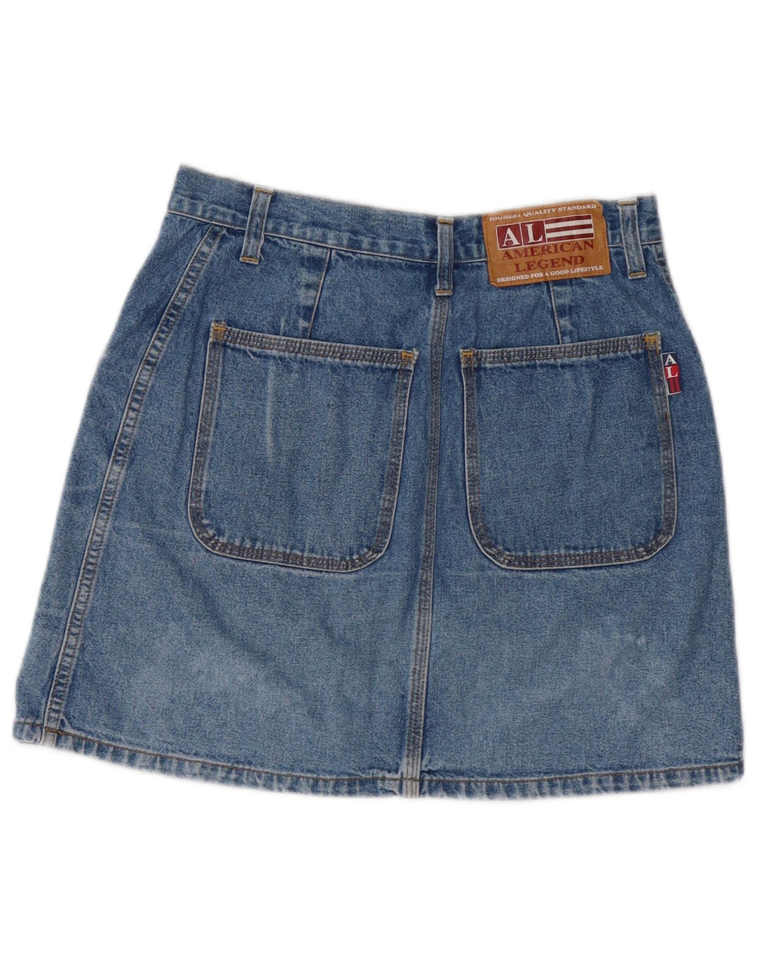 Damska spódnica dżinsowa AMERICAN LEGEND IT 42 Medium W28 Niebieska bawełna