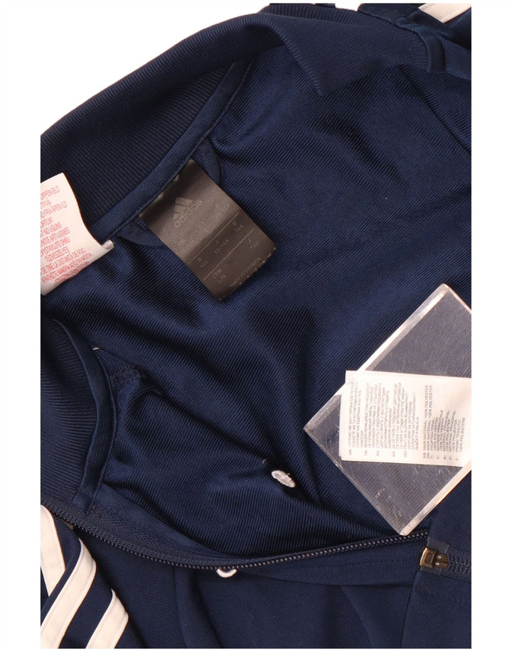 Kurtka chłopięca Adidas Dresowa Top 13-14 Lat Granatowa Poliester